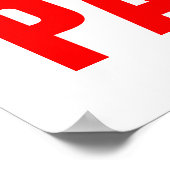 Hard werk loont basketbal sport Pop kunst Poster (Hoek)