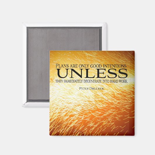 Hard werk Motivatie magneet (Voorkant / Achterkant)