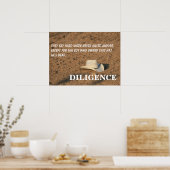 Hard werk zal je niet doden (beloof ik) [L] Poster (Keuken)