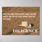 Hard werk zal je niet doden (beloof ik) [L] Poster (Voorkant)