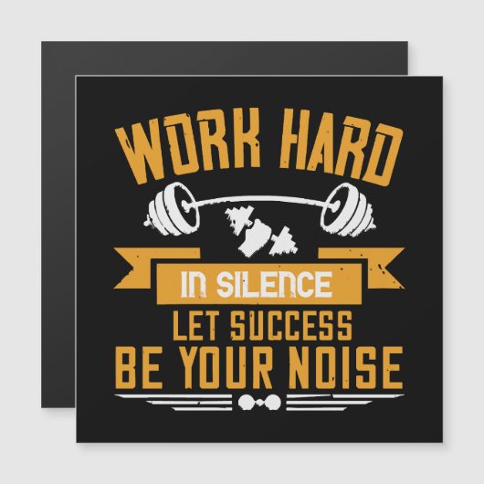 Hard werken (Voorkant / Achterkant)