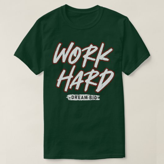 Hard werken 19 t-shirt (Design voorkant)
