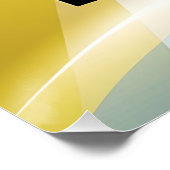 Hard werken Blijf nederig Motivatie Poster (Hoek)