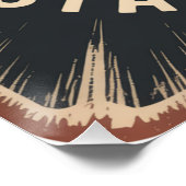 Hard werken, blijf nederig perfect poster (Hoek)