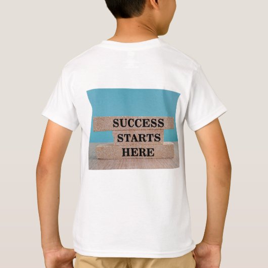Hard werken Creëer kansen T-shirt (Achterkant)