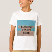 Hard werken Creëer kansen T-shirt (Voorkant)
