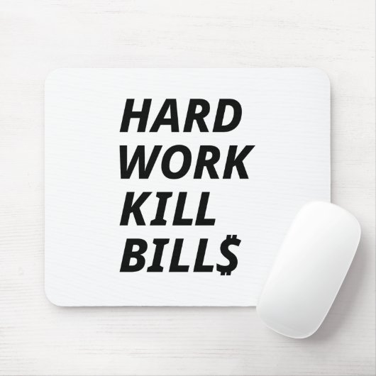 HARD WERKEN DOODT REKENINGEN MUISMAT (Met muis)