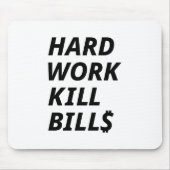 HARD WERKEN DOODT REKENINGEN MUISMAT (Voorkant)