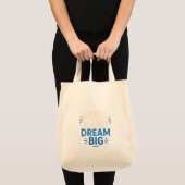 Hard werken Dromen Grote Canvas tas (Voorkant (product))