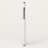 Hard werken en nederig zwart lettertype blijven Case-Mate iPhone case (Achterkant/links)