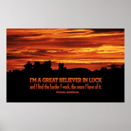 hard werken en Posters afdrukken