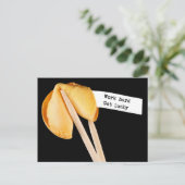 Hard werken Get Lucky Fortune Cookie Briefkaart (Staand voorkant)
