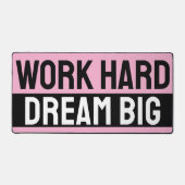 hard werken , grote droom bureaumat (Voorkant)