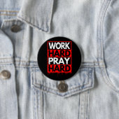 HARD WERKEN HARD BIDDEN RONDE BUTTON 7,6 CM (In situ)