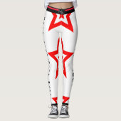Hard werken. Hard spelen. Harder trainen. Leggings (Voorkant)