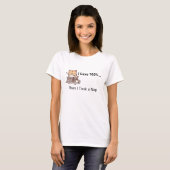 "Hard Werken, Harder Slapen" T-shirt (Voorkant volledig)