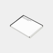 Hard werken heeft nooit iemand gedood post-it® notes (Schuin)