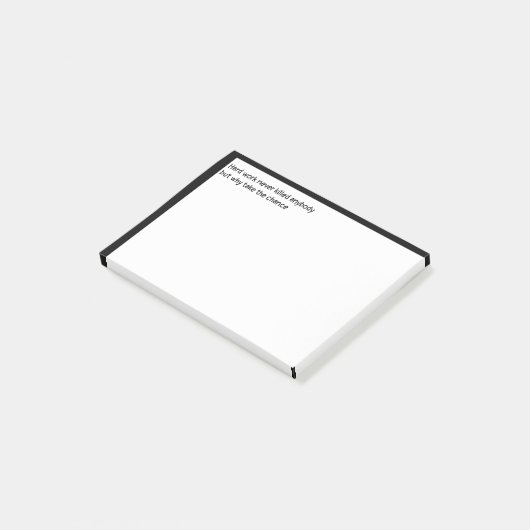Hard werken heeft nooit iemand gedood post-it® notes (Schuin)
