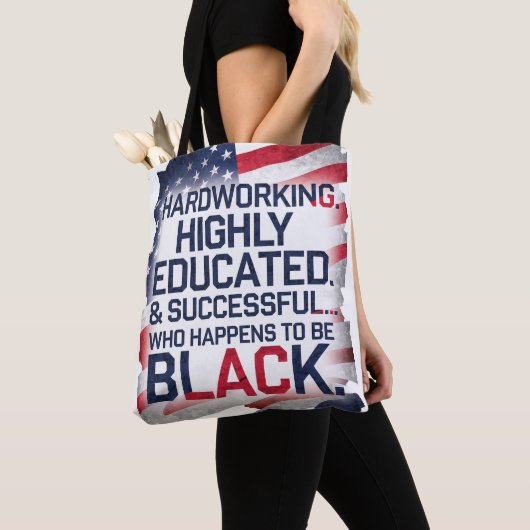 Hard werken, hoog opgeleid en succesvol... tote bag (Dichtbij)