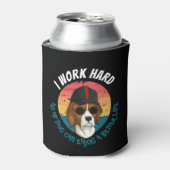HARD WERKEN HOUND BLIKJESKOELER (Blikje Voorkant)