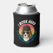HARD WERKEN HOUND BLIKJESKOELER (Blikje Achterkant)