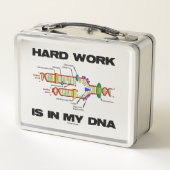 hard werken in mijn DNA-Humor voor moleculaire bio (Achterkant)