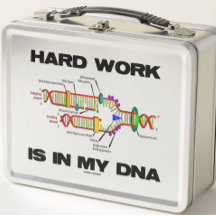hard werken in mijn DNA-Humor voor moleculaire bio