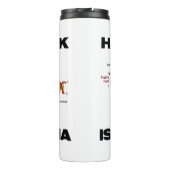 hard werken in mijn DNA-Humor voor moleculaire bio Thermosbeker (Achterkant)