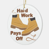 hard werken keramisch ornament (Links)