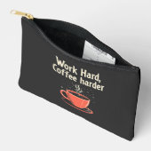 Hard werken Koffie Harder Grappige Cafeïne Liefheb Etui (Open)