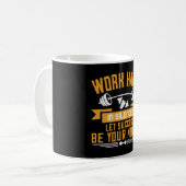 Hard werken koffiemok (Voorkant links)