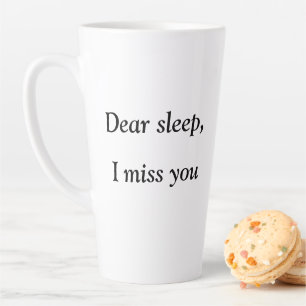 Hard werken Leven Grappige Quote Werken Late Deadl Latte Mok
