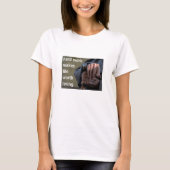 Hard werken (licht) t-shirt (Voorkant)