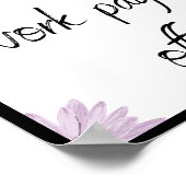 Hard werken loont, Quote Poster (Hoek)