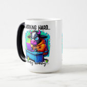 Hard Werken  Magische Mok (Voorkant links)