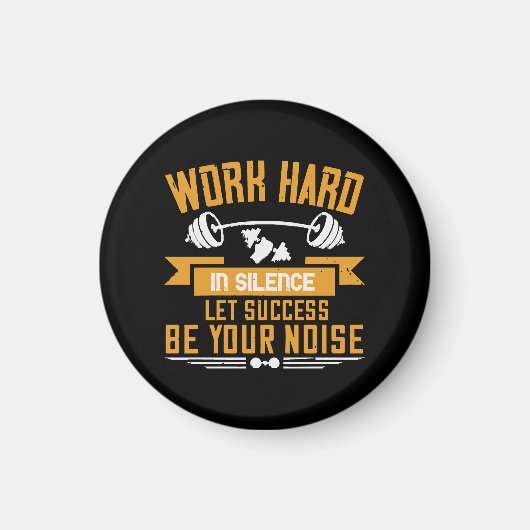 Hard werken magneet (Voorkant)