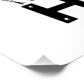 hard werken perfect poster (Hoek)