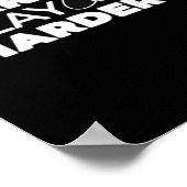 Hard werken Play Hard Classic Essential Poster (Hoek)