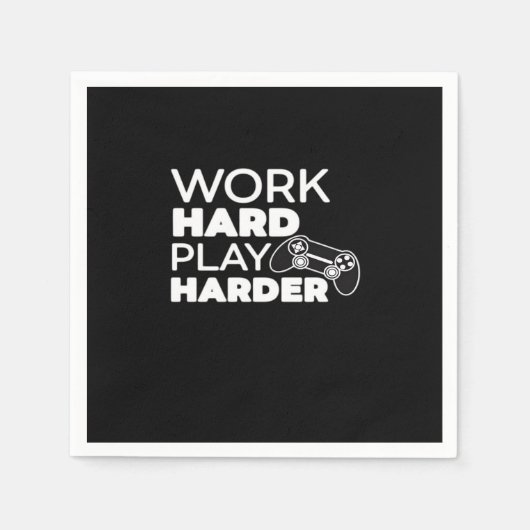 Hard werken Play Hard Classic Essential Servet (Voorkant)