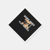 Hard werken Play Hard- Teddy Bear Classic Servet (Hoek)