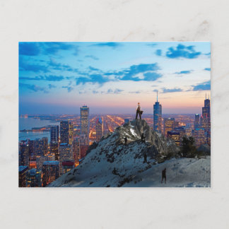 Hard werken Post Kaart voor succes