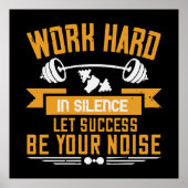 Hard werken poster (Voorkant)