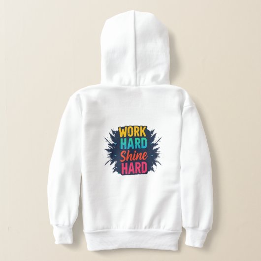 Hard werken, Shine Hard Sweatshirt (Laag Achter)