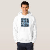 Hard Werken Speel Hard, Dualiteit van het Leven Hoodie (Voorkant volledig)