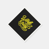 Hard werken Speel zo hard Meme - Dag van de Arbeid Servet (Hoek)