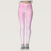 hard werken, sterk zijn | Elegant roze sport actie Leggings (Voorkant)