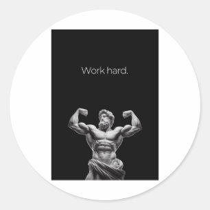 Hard werken Sticker