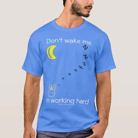 hard werken t-shirt (Voorkant)