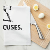 "hard werken" theedoek (Quarter Fold)