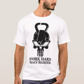 Hard werken Train Harder Gym T-shirt (Voorkant)